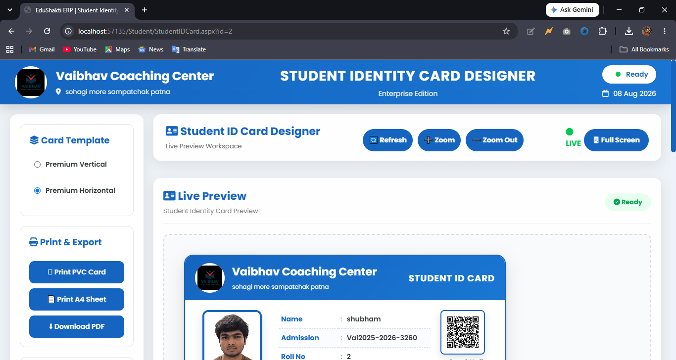 Student Identity Card