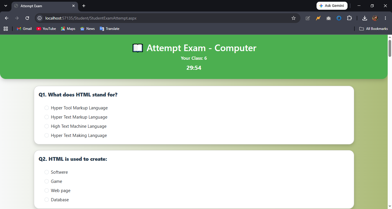 Online Examination