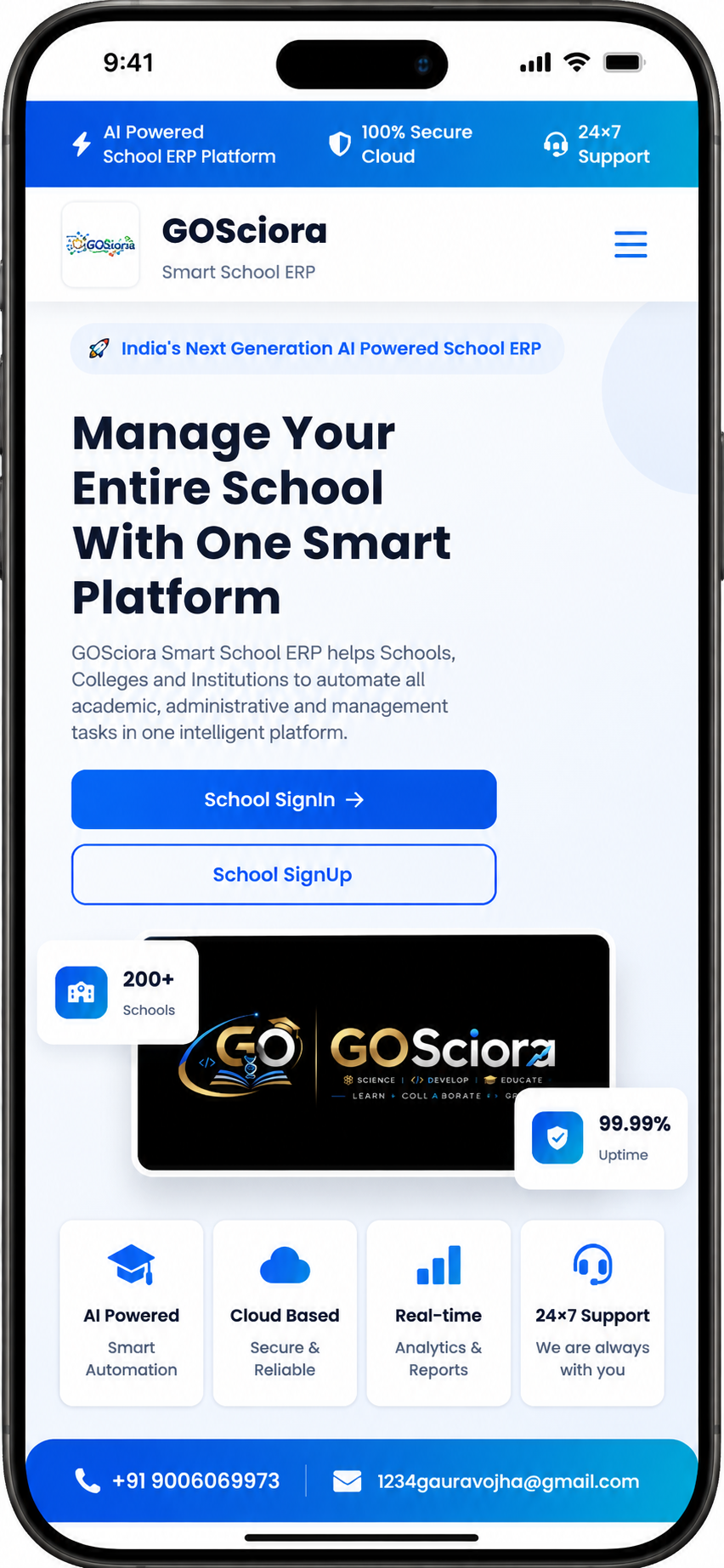 GOSciora Mobile App